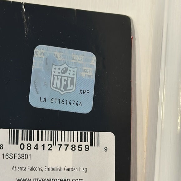 NWT Team Sports America NFL Atlanta Falcons Embroidered Logo Applique House Flag - Picture 7 of 7